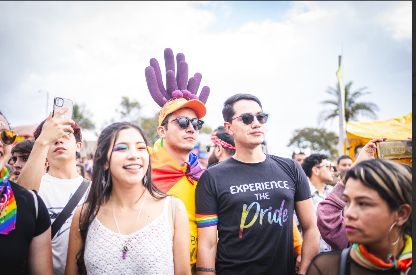 TP employee in a LGBTQ+ community parade