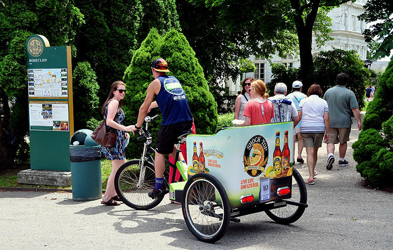 Unusual Pedicab Advertising